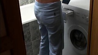 Small titted teen from EU masturbating