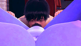 sadako (The Hoop) Has Sex With A Guy - 3D FULL ANIMATION