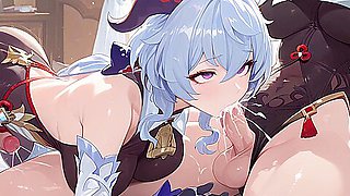 Hentai Joi - Ganyu & Shenhe Found Out A New Spell! (futanari, , Cei, Femdom, Edging)