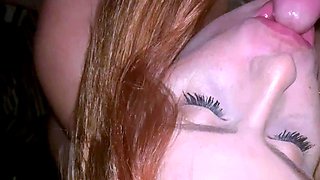 Amateur cunt close up fucking creampie