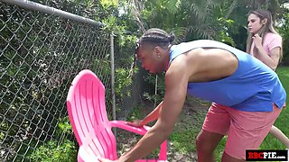 Daisy Fox Finds Big Black Dong While Looking For Lost Dog