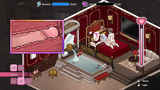 Hentai Game - Naughty Big-Boobs Married Woman Sex - Immoral Bathhouse