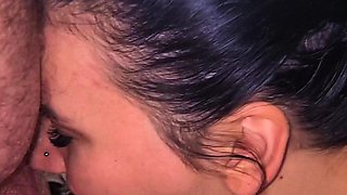 Hot amateur teen blowjob and facial HD video