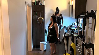 Fetish Lofts Clean-up Session with TV Slave Part 2-3.