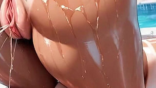 Girls Fucked Water in the Pool
