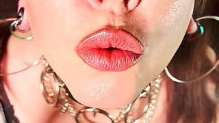 Dirty Girl Tina Snua Lights A Cork Cigarette With Matches - BBW Drifting Smoke & Snap Inhales