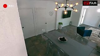 Kay Lovely Fucked Hard by Stepbro to Keep Quiet - Big Tits Skinny Babe