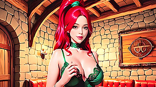 Divine Elixir - Fantasy Sorceress Summons A Dungeon Master For An Intimate Ritual Ai Animation